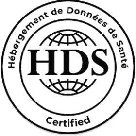 Badge de certification HDS (Hébergement de Données de Santé)