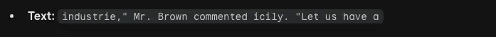 Gemini accurately recognizing handwritten IAM sentence “Mr. Brown commented icily”