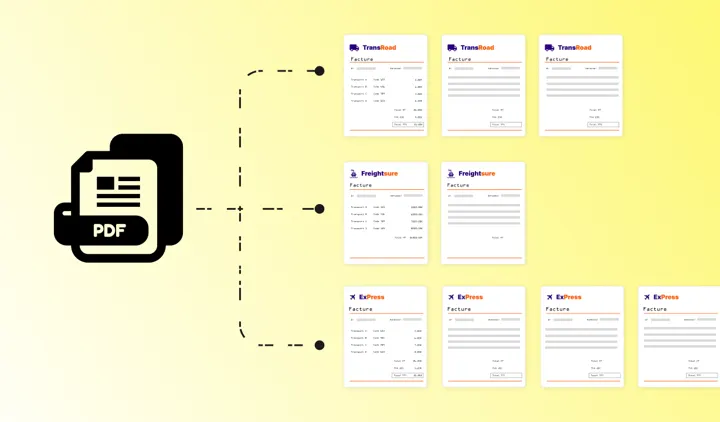 séparation de différentes factures en différents PDF