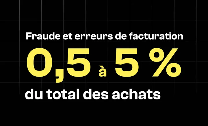 Illustration: 5% of total purchases are fraud and errors